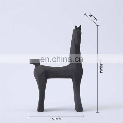 Small Simple Abstract Art Minimalist Room Table Animal Sculpture photo-5