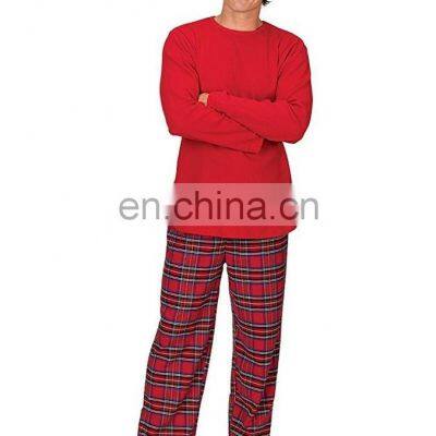 Wholesale Logo Autumn and Winter Children and Infants Adult Family Long-sleeved Plaid Pants Christmas Home Clothes Pajamas photo-4