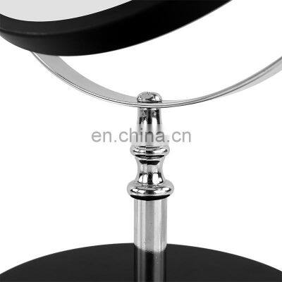 2022 настольное косметическое зеркало. Стандирующее двухстороннее зеркало для макияжа из металла photo-3