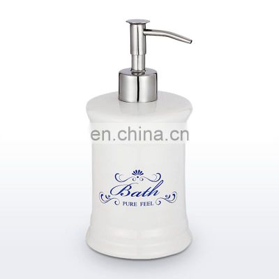 Gold supplier China ceramic lotion dispenser decor Liquid Soap Dispenser