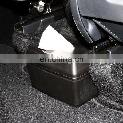 High Quality ABS Black Rear Storage Box Nice Looking For Tesla Model Y 2021