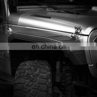 Aluminum Fender Flares for JEEP Wrangler jk Wheel Eyebrow for Wrangler jk Wheel Rim