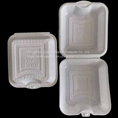 Hinged Lid Clamshell to go Disposable Food Container Lunch Box 1880ml for Burger photo-3