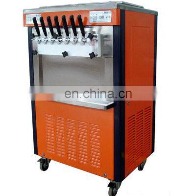 Ice cream machine large commercial seven head seven color ice cream machine vertical stainless steel ice cream machine