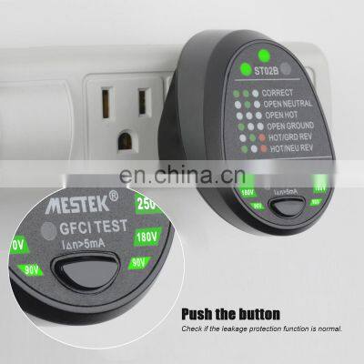 Universal Smart Socket Switch Plug GFCI Voltage Tester 90V~250V Sensor po Socket 30mA High Voltage Adjustable Electric Socket photo-4