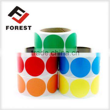 Cosmetics adhesive sticker, paper rolled label, round adhesive stickers                        
                                                Quality Choice