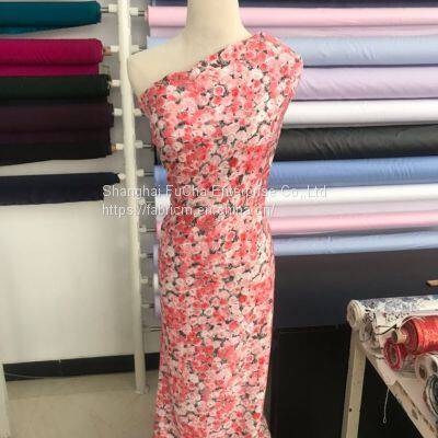Latest Design Digital Poplin Low Moq Custom Logo Print Fabric Cotton