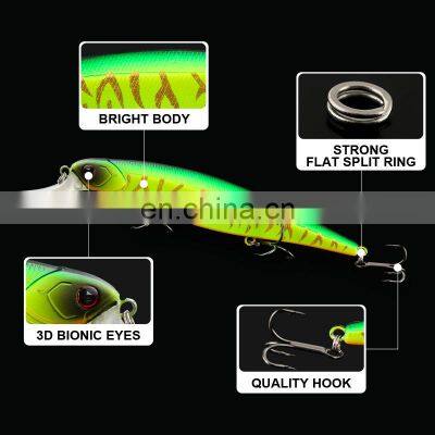 JOHNCOO Wobbler Fishing Lure 125mm 16.5g JERKBAIT Floating Lure Minnow Pike Artificial Bait Tackle