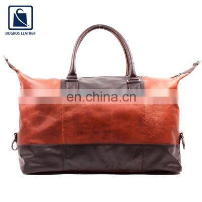 Elegant Design Genuine Leather Travel Luggage Bags / Leather Travel Bag