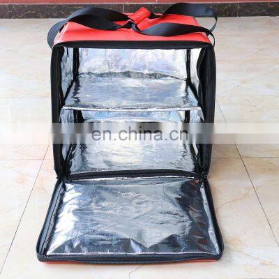 Custom Waterproof Insulated Food Backpack Coffee Hot Big Delivery Bag photo-3