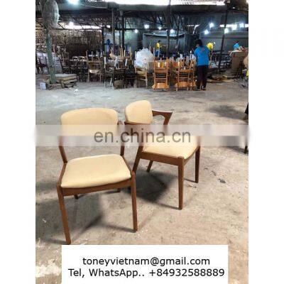New Modern Chair Leisure Furniture Restaurant Hotel Dining Chair Solid Wood Chair photo-5