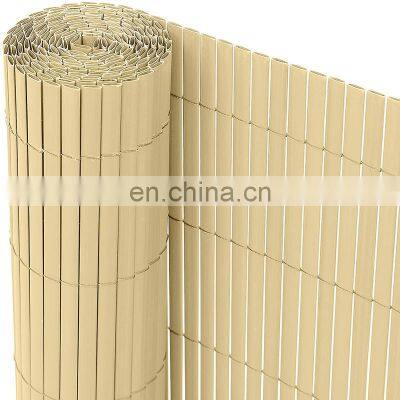 Hot Selling Bamboo Fencing 4m Roll Artificial Garden PVC Sichtschutzmatte photo-4