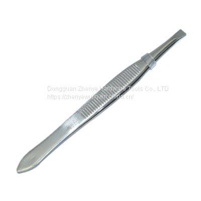 Flat Head Tweezers Plucking Eyebrow Clip Plucking Forceps Small Tweezers Tool Artifact Beard Men Eyebrow Shaving
