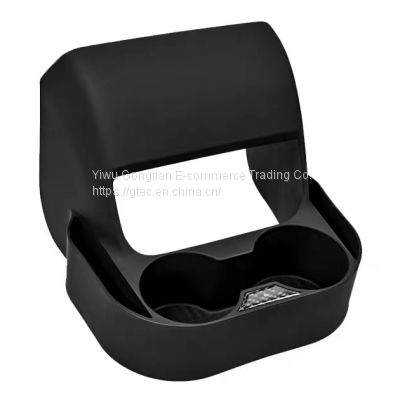 For Tesla Model 3 Y Rear Armrest Air Outlet Storage Organizer Holder Interior Modification Accessories Useful ABS Black