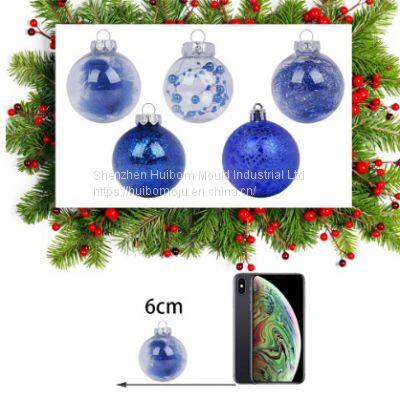 Wholesale Custom Design Handmade Decorative Christmas Tree Ornament Hanging Glass Ball 8 10 mm photo-2