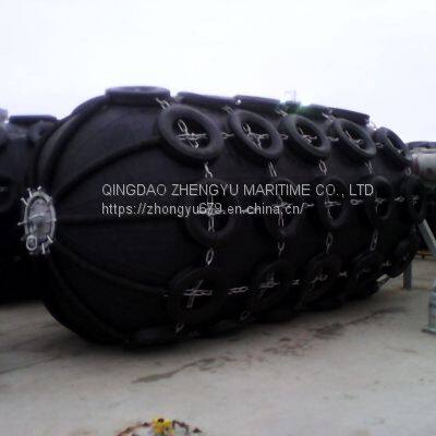 Marine anti-collision fender rubber inflatable ball ship launching bag