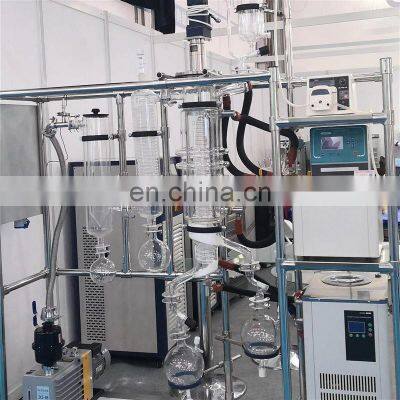 Continuous Lab & Pilot Production Turnkey Wiped Film Molecular Distillation photo-5