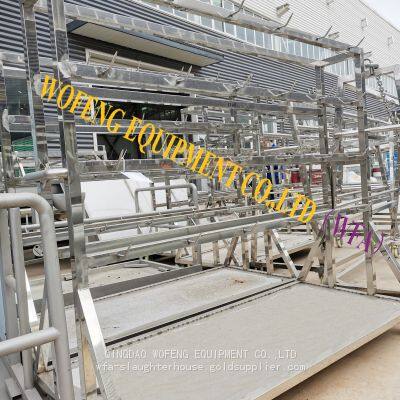 Factory Supply Price Cow Slaughtering Offal Head Trolley For Slaughterhouse Equipment photo-5