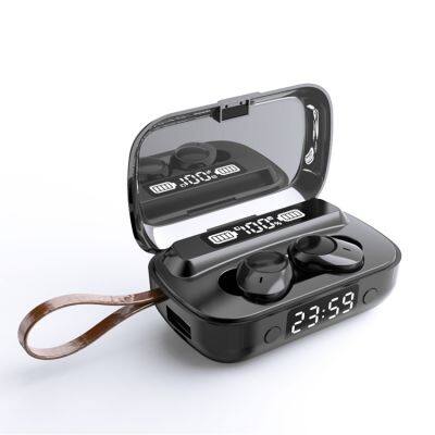 New product A13 TWS Bt 5.1 Earphone Stereo Sports Wireless Headphone Touch IPX7 Waterproof Earbuds With Flashlight Clock