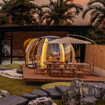Bubble House Starry Sky Cafe Transparent Tent photo-3