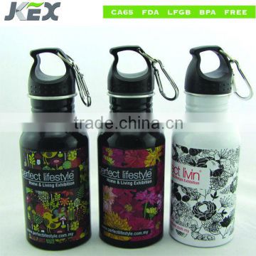 stainless steel sports water bottle with full color printing