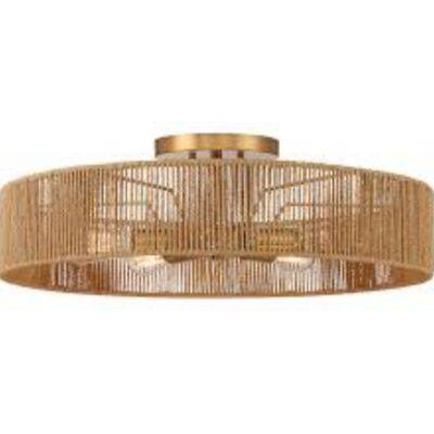 Art Deco Hotel Ceiling Light Semi Flush Mount Ceiling Light​ photo-2