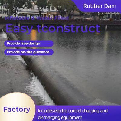 Rubber Dam Sluice Gate Store Water Irrigate Flood Control Rubber Sluice