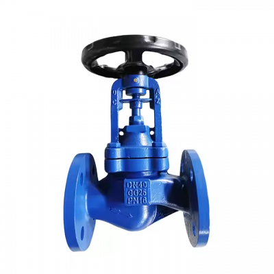 ANSI DIN Bellow Sealed Globe Valve Ductile Iron Cast Iron WCB Stainless Steel Material High-Temperature Zero Leakage Prevention photo-2