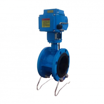 Бабочковый клапан PN16 из чугунного и шлакоуглеродистого чугуна GG25, GGG50 с мягким уплотнением и фланцем, бабочковый клапан с электроприводом