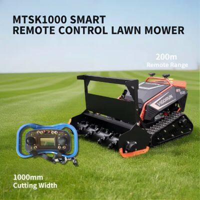 Vigorun MTSK1000 Remote Control Forest Mulcher, 3 Hours of Working Time Remote Control Mower for Forestry