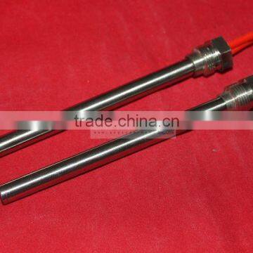 Stainless steel electrical cartridge resistance heater with flange