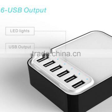 Hot Sale Multi-Port USB Charger With 40W(5V/8A) From Trulyway