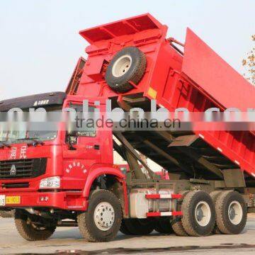 Sinotruk hydraulic cylinder dump truck 6*4 for sale