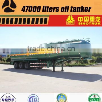 Semi-Trailer Type and Steel Material fuel tanker trailer