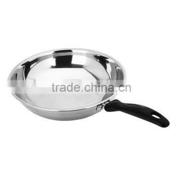 Durable Stainless Steel Pan Frying Pan With Bakelite Handle photo-2