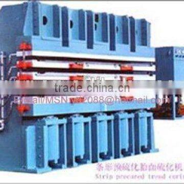 tyre precured strip vulcanizing press