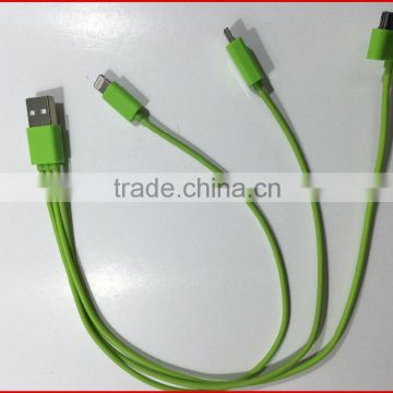 ShenZhen Supplier Option Color Mobile Charger Cable for HTC or iphone Charger Cable