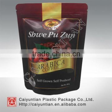 custom snack food zipper bag with clear window