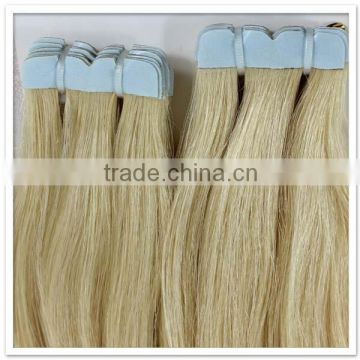 light golden brown hair color skin weft hair extension tape hair