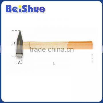 Roofing hammer with solid forged in one piece handle