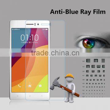 High quality anti blue anti radiation screen protector film for OPPO R7 eyes protector film