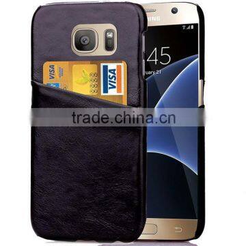 2016 New Case for galaxy s7 Edge PU Leather Back Cover Case for Samsung galaxy s7 Edge