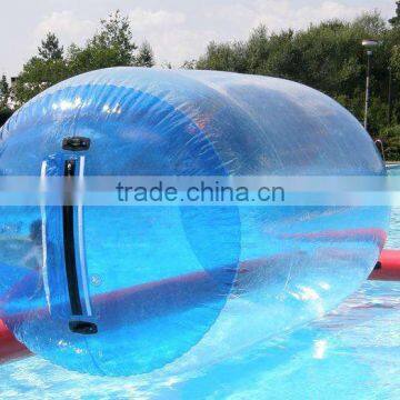 crazy inflatable floating water wheel/ inflatable water sports