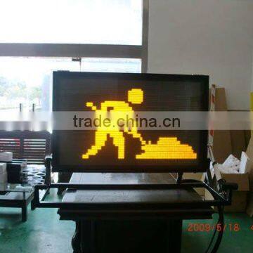 truck mounted variable message signs for traffic control