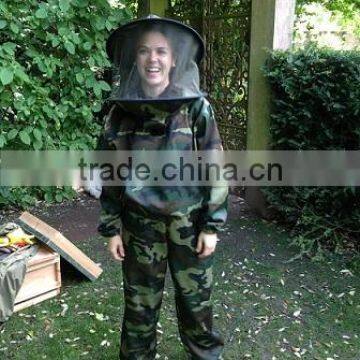 Pure Cotton Camouflage Beekeeping Coverall Safety suit