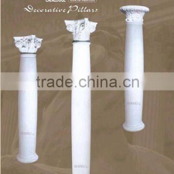 ceiling cornice gypsum pillar