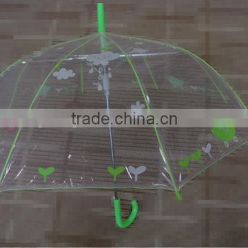 clear transparent PVC umbrella