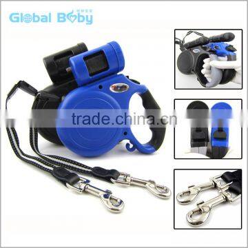 5M Automatic Retractable Dog Leash With Poop Bag Holder
