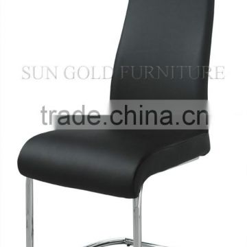 Hot sale cheap metal tube Leather Dining Chair/ cheap Dining Room Chair/Metal Chair (SZ-DC069)