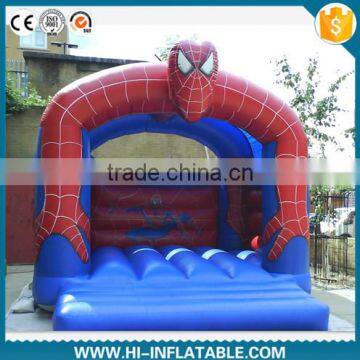 Funny inflatable piderman bouncy castle for kids party